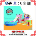 Children Health Center Plastic Slide Swing with Ball Pit